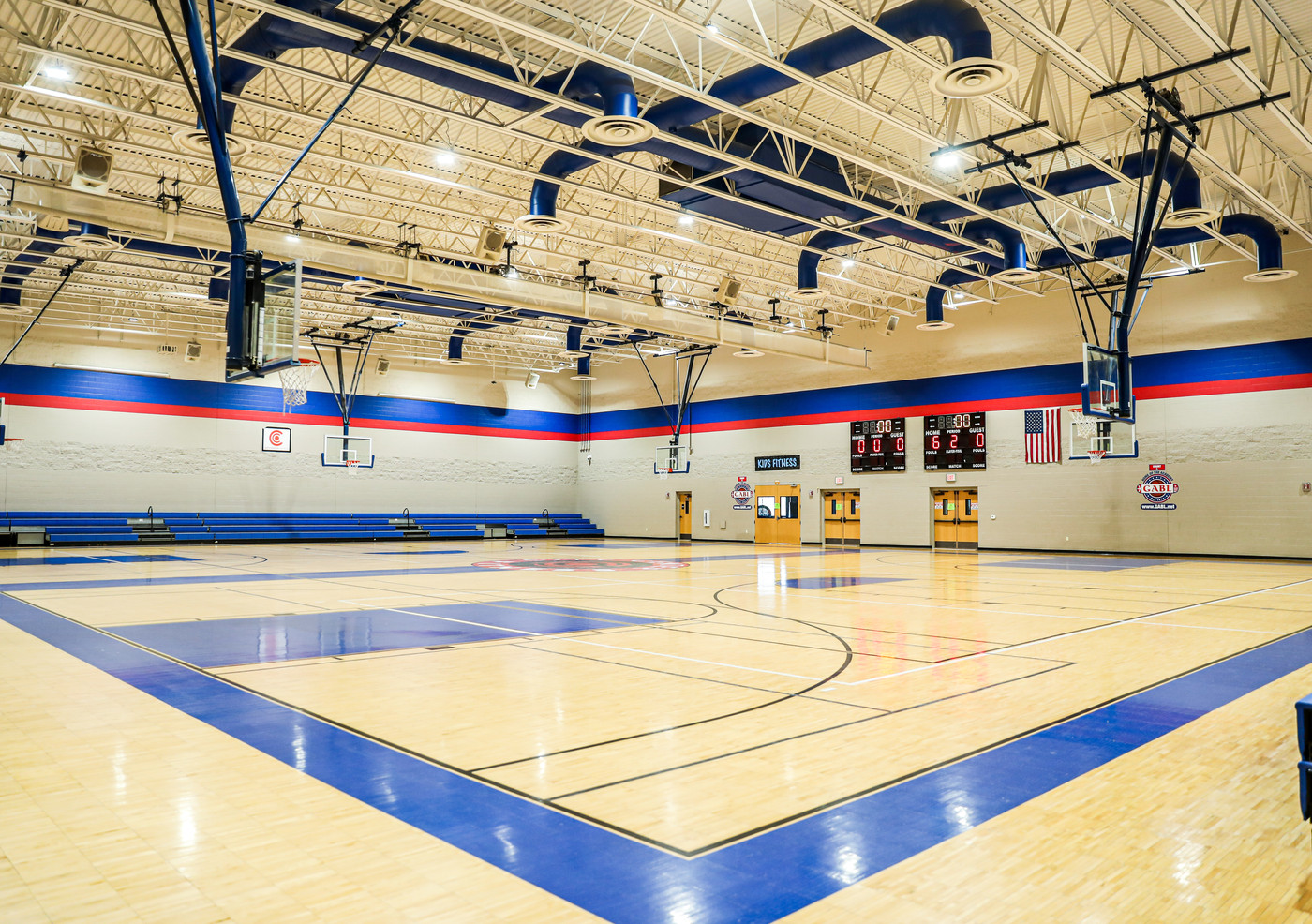 City Center Fitness gymnasium basketball court